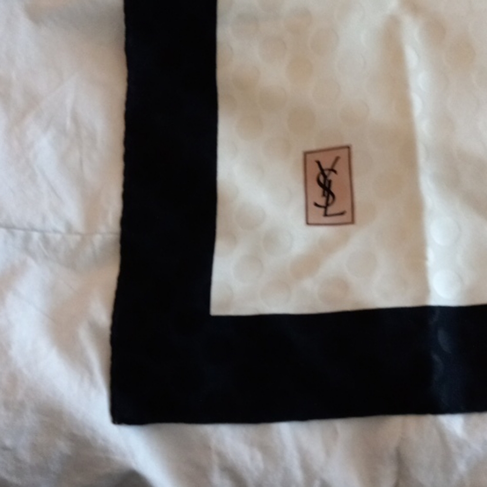 Yves Saint Laurent Authentic Silk Scarf 33X33